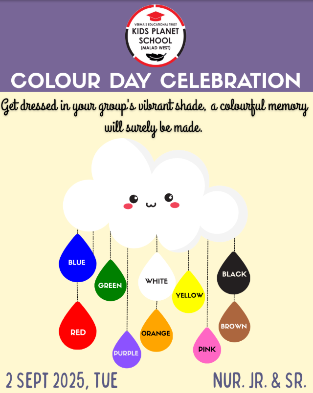 Colour Day Celebration – Nursery, Junior & Senior