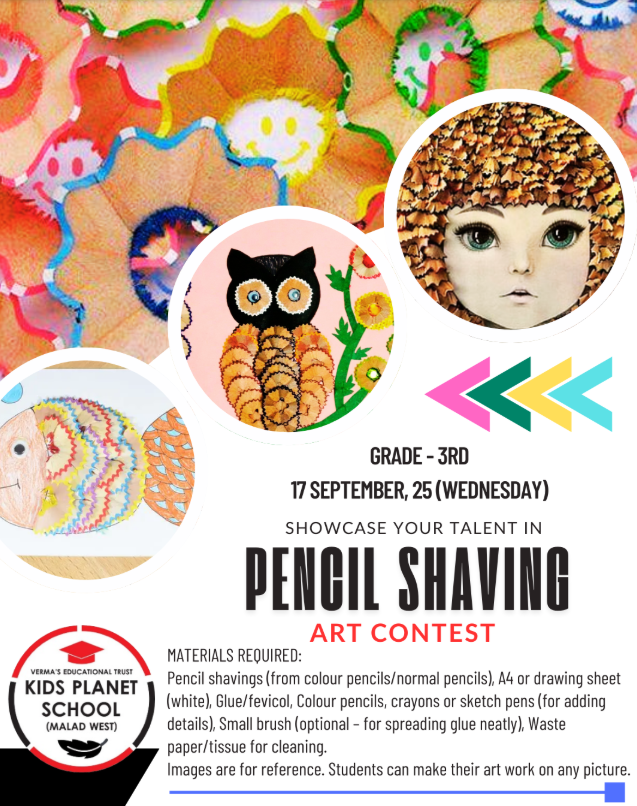 Pencil Shaving Art Contest